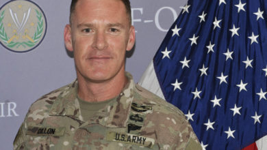 Coalition spokesman Col. Ryan Dillon