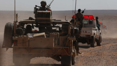 MaT patrols near At Tanf