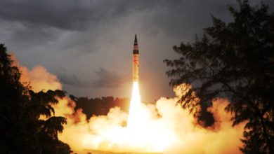 India's nuclear capable Agni-5 ICBM