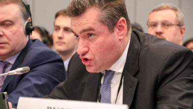Russian politician Leonid Slutsky