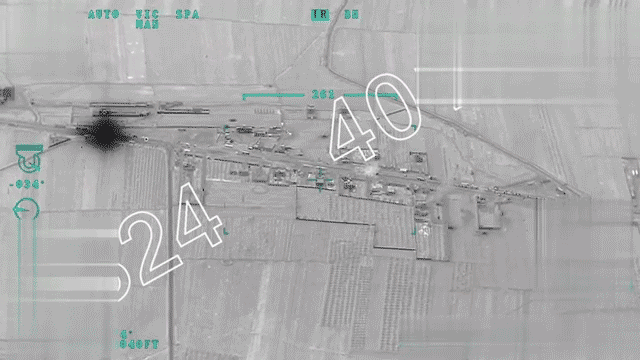 TSK Afrin convoy strike video