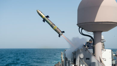 AGM-176 Griffin missile firing