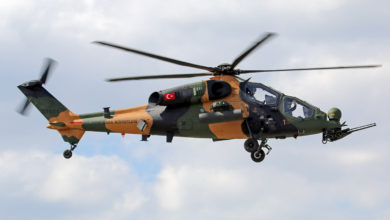 T129 ATAK helicopter
