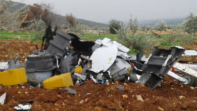 Turkish Bayraktar drone crash Afrin