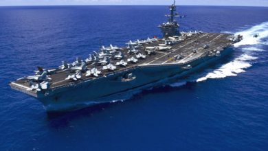 US aircraft carrier USS Carl Vinson
