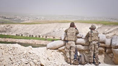 Coalition troops north of Manbij, Syria