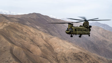 CH-47F Chinook helicopter Afghanistan
