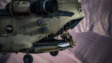 US Army CH-47F Chinook helicopter Afghanistan