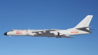 Chinese People's Liberation Army Air Force H6-K bomber