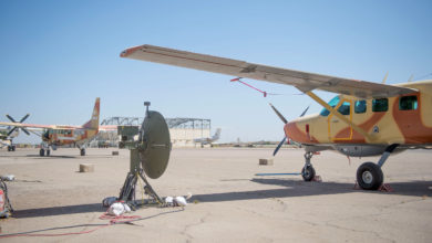 C-208 aircraft in Chad
