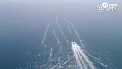 China drone boat swarm