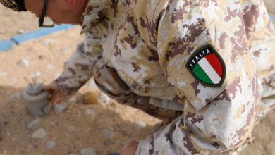 Italy army NATO Bomb Disposal School Iraq