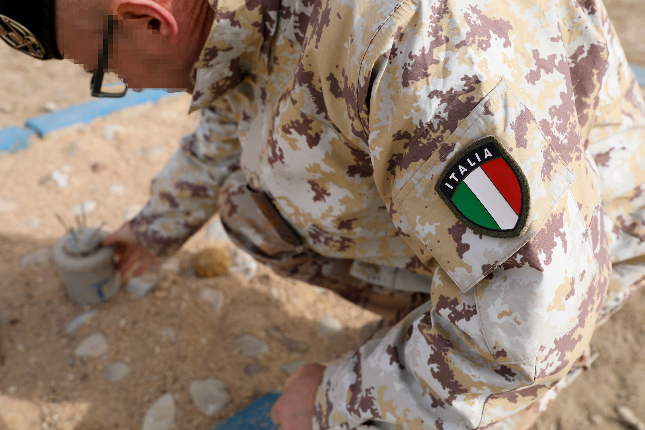 Italy army NATO Bomb Disposal School Iraq