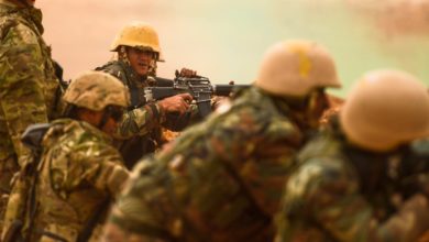 Jordan border security training