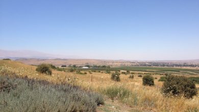 Syria from the UNDOF outpost in the Golan Heights
