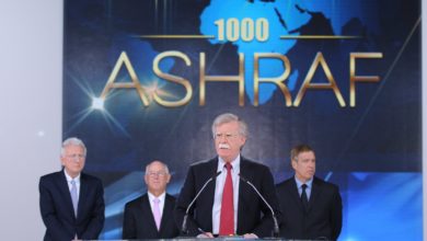 John Bolton speaks at an event in Paris for the Mojahedin-e Khalq (MEK) in 2014