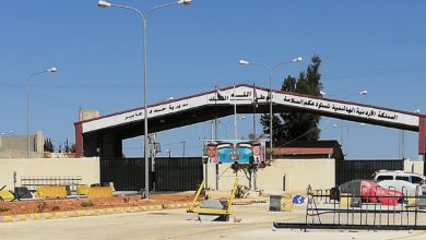 Nabir/Jaber border crossing between Syria and Jordan
