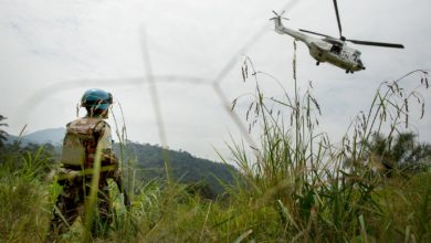 Monusco helicopter
