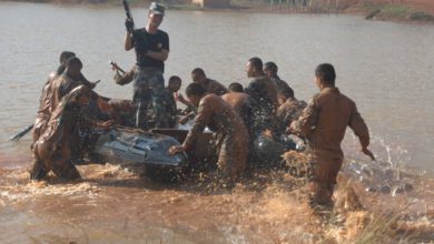 Indian and Chinese army personnel during training at the 'Hand-in-Hand' 2018 exercise in China