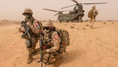 Canada CH-147F Chinook helicopter Mali