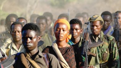 A full rebel OLF unit retreats into Kenya after weeks of fighting with government troops