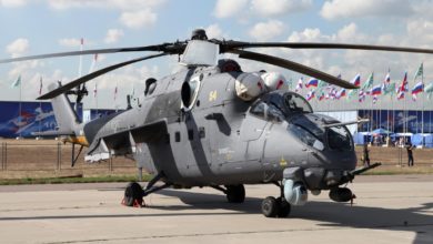 Russian Mi-35M attack helicopter
