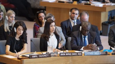 Amal Clooney, Nadia Murad Basee Taha and Denis Mukwege