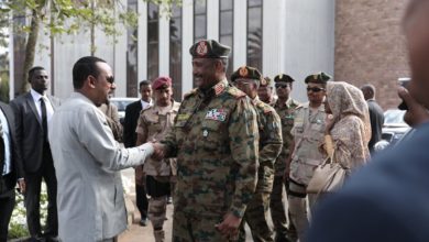 Ethiopian Prime Minister Abiy Ahmed Ali and General Abdul Fattah Burhan, head of the Sudanese Transitional Military Council