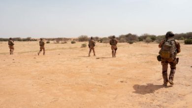 French soldiers on Operation Aconit