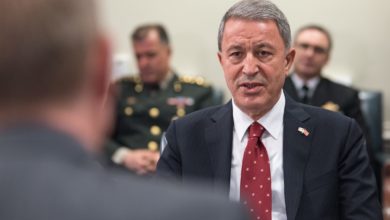 Turkish defense minister Hulusi Akar