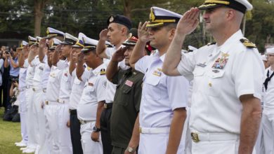US and Thai sailors at AUMX