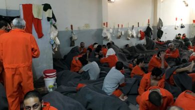 ISIS prisoners in Hasakah, Syria