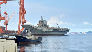China Shandong aircraft carrier
