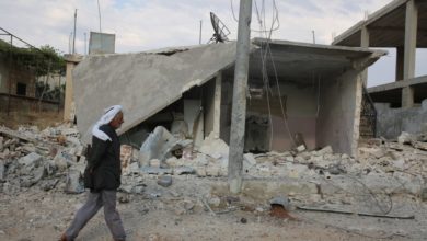 A destroyed home in Idlib, Syria.