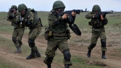 Russian troops