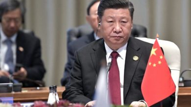Xi Jinping in a conference.