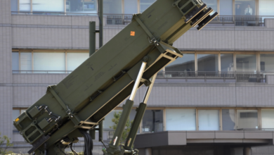 Japan Air Self Defence Forces' Patriot Advanced Capability-3 (PAC-3) interceptor missile launcher. File photo: AFP