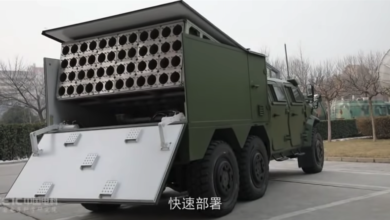 Screenshot of YouTube video showing CETC's drone swarm technology.