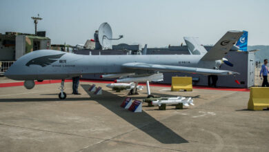 Chinese-made Wing Loong II unmanned combat drone