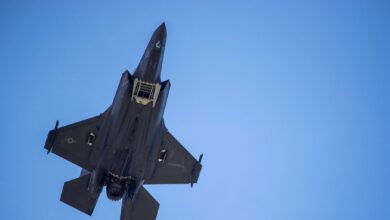 f-35 jet flying