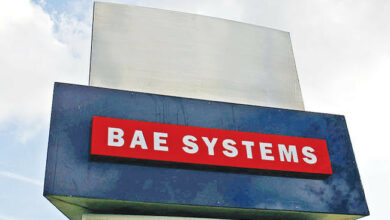 n a file photo taken on October 1, 2009 a BAE Systems plant is pictured in Warton near Preston, north-west England.