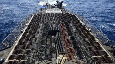 weapons on a ship