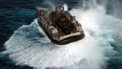 US Navy Landing Craft Air Cushioned