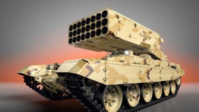TOS-1A flamethrower
