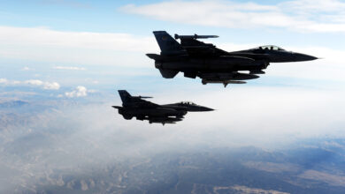 Two F-16 Fighting Falcons