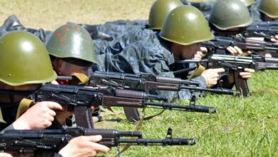 Ukrainian soldiers