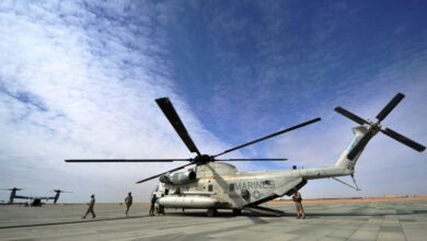 A CH-53 helicopter
