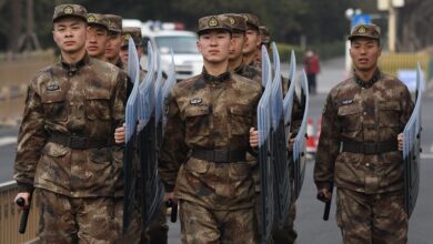 Chinese soldiers