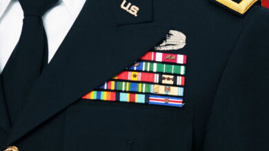 US Army Reserve general's service ribbons