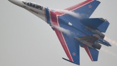 A Russian Su-27